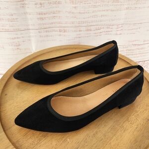 Mi.iM Wpmens Luna Black Suede Flats